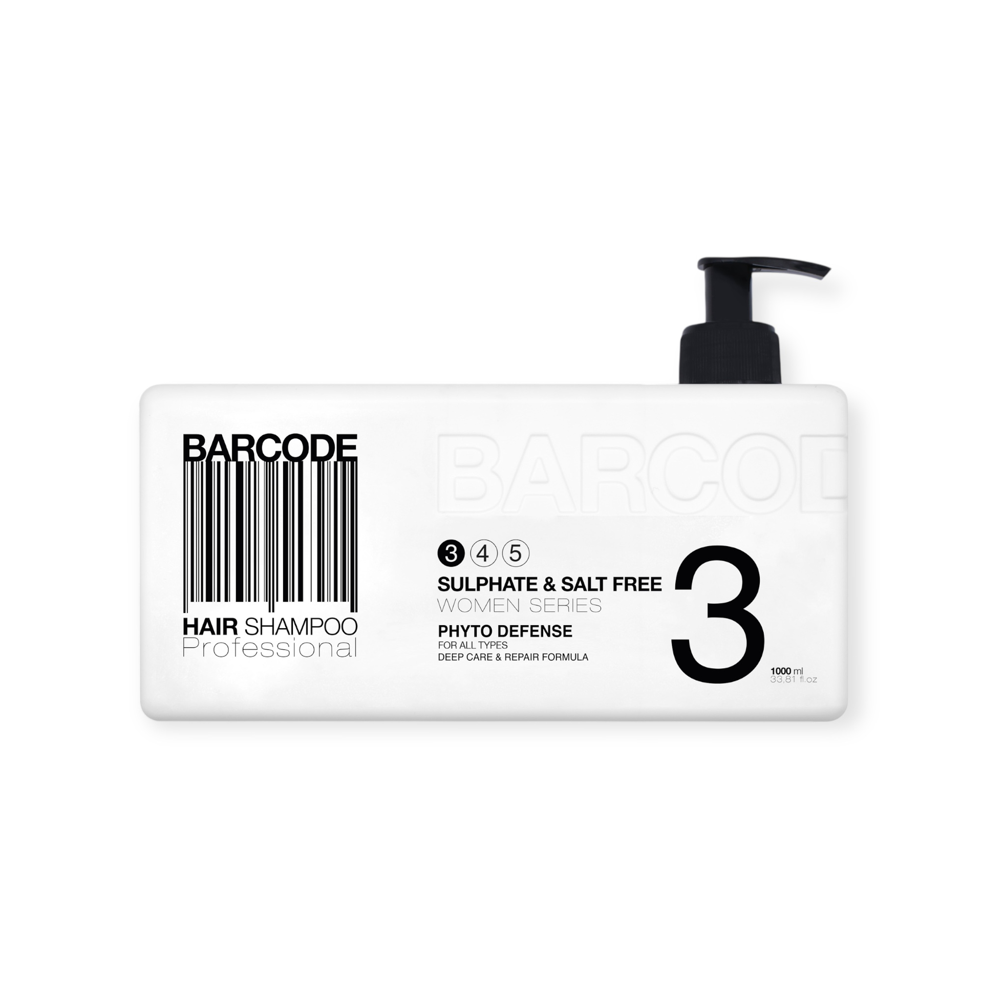 Barcode Hair Shampoo | Sulphate-Free | 1000 ml