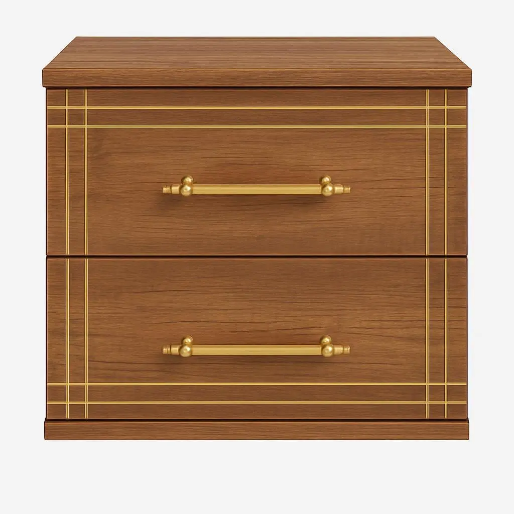 Cabinet K2 Barok TR | 2-Drawer Storage Unit with Baroque Design