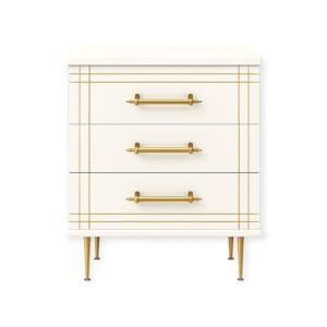 Cabinet K3 White TR | 3-Drawer Storage Unit with Crisp White Finish
