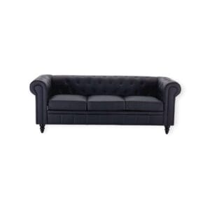 Chesterfield Sofa 0379-3 | EA007 Black