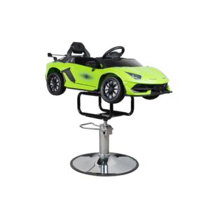 Children Barber Chair FR-33011-GR Madrid Green | Kids Car Salon Chair