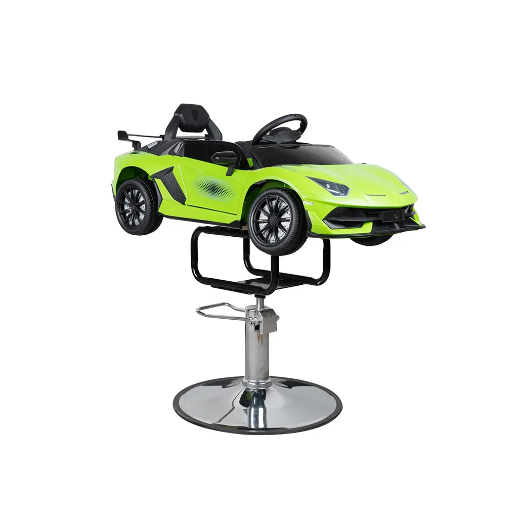 Children Barber Chair FR-33011-GR Madrid Green | Kids Car Salon Chair