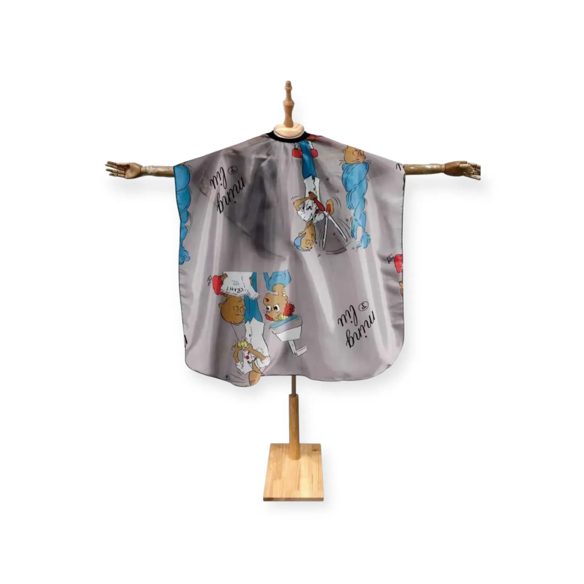 DITA Kids Barber Cape – Playful Cartoon Haircut Cape