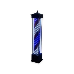 DITA Professionele LED Barber Pole BP-01 – Zwart | 180 cm