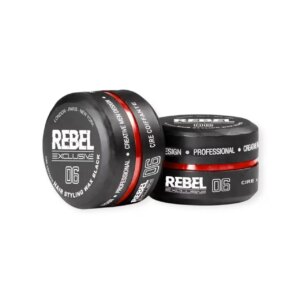 MR Rebel | Aqua Hair Wax | Black No:6 | 150ML
