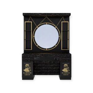 Mirror Station | HT-881 | Matte Black & Gold TR