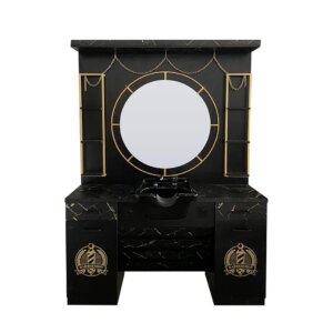 Mirror Station | MS-11-B | Black & Gold