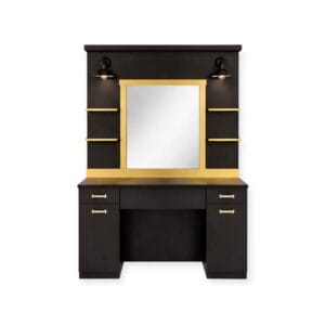 Mirror Station | MS-25 | Black & Gold