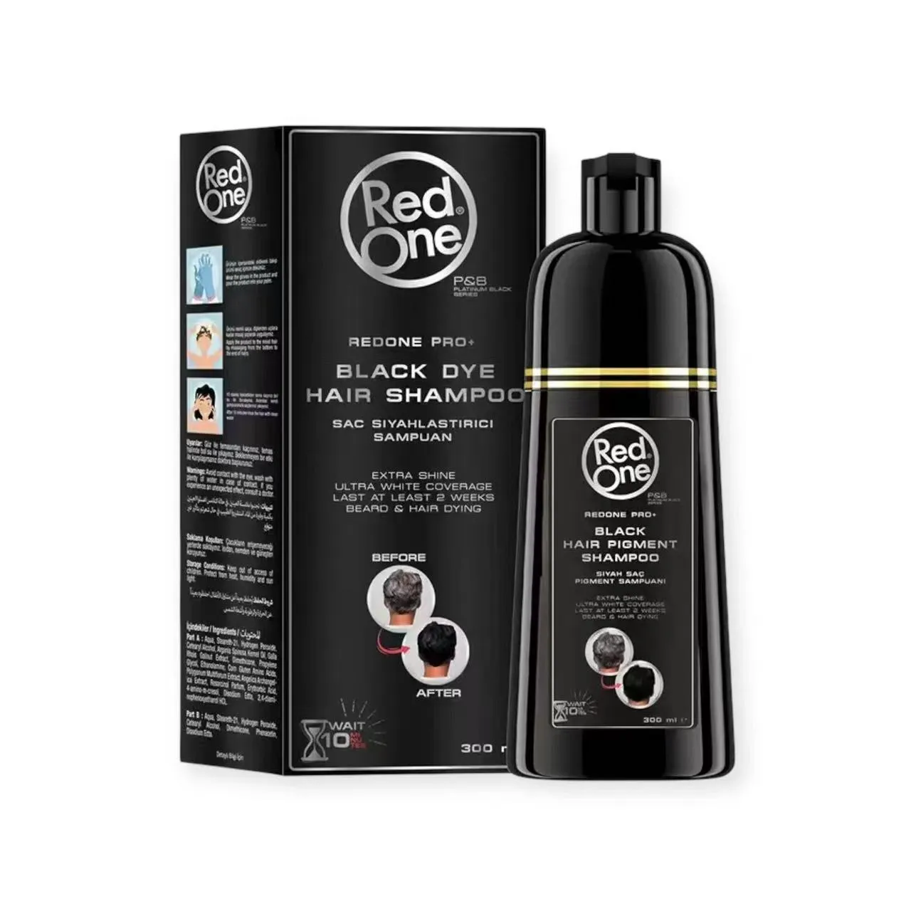 RedOne | Black Dye Hair Shampoo | 300ml