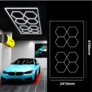 Salon Lighting | Hexagon Light | HLT-4 PC
