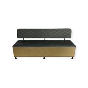 Waiting Sofa | WS-01 | Black & Gold | 180cm